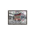 Picture of Centre Ville Café II _GroupedProduct_Rectangle_Landscape_Canvas_Framed_