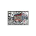 Picture of Centre Ville Café II _GroupedProduct_Rectangle_Landscape_Canvas_Framed_