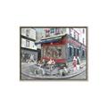 Picture of Centre Ville Café II _GroupedProduct_Rectangle_Landscape_Canvas_Framed_