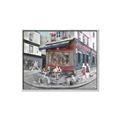 Picture of Centre Ville Café II _GroupedProduct_Rectangle_Landscape_Canvas_Framed_