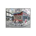 Picture of Centre Ville Café II _GroupedProduct_Rectangle_Landscape_Canvas_Framed_