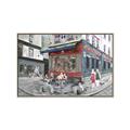 Picture of Centre Ville Café II _GroupedProduct_Rectangle_Landscape_Canvas_Framed_