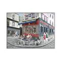 Picture of Centre Ville Café II _GroupedProduct_Rectangle_Landscape_Canvas_Framed_