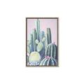 Picture of Pink Cactus _GroupedProduct_Rectangle_Portrait_Canvas_Framed_