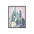 Picture of Pink Cactus _GroupedProduct_Rectangle_Portrait_Canvas_Framed_