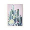 Picture of Pink Cactus _GroupedProduct_Rectangle_Portrait_Canvas_Framed_