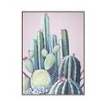 Picture of Pink Cactus _GroupedProduct_Rectangle_Portrait_Canvas_Framed_