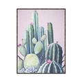 Picture of Pink Cactus _GroupedProduct_Rectangle_Portrait_Canvas_Framed_