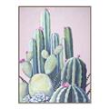 Picture of Pink Cactus _GroupedProduct_Rectangle_Portrait_Canvas_Framed_
