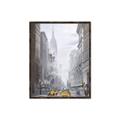 Picture of Yellow Taxi In New York _GroupedProduct_Rectangle_Portrait_Canvas_Framed_
