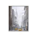 Picture of Yellow Taxi In New York _GroupedProduct_Rectangle_Portrait_Canvas_Framed_