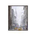 Picture of Yellow Taxi In New York _GroupedProduct_Rectangle_Portrait_Canvas_Framed_