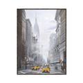 Picture of Yellow Taxi In New York _GroupedProduct_Rectangle_Portrait_Canvas_Framed_