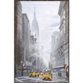 Picture of Yellow Taxi In New York _GroupedProduct_Rectangle_Portrait_Canvas_Framed_