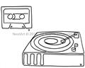 Picture of Turntable _GroupedProduct_Rectangle_Landscape_Unframed_Print_Only_