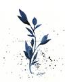 Picture of Blue Leaves III _GroupedProduct_Rectangle_Portrait_Unframed_Print_Only_