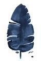 Picture of Blue Tropical Leaf II _GroupedProduct_Rectangle_Portrait_Unframed_Print_Only_