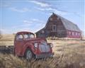 Picture of Red Wooden Barn _GroupedProduct_Rectangle_Landscape_Unframed_Print_Only_