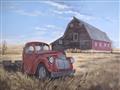 Picture of Red Wooden Barn _GroupedProduct_Rectangle_Landscape_Unframed_Print_Only_
