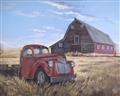 Picture of Red Wooden Barn _GroupedProduct_Rectangle_Landscape_Unframed_Print_Only_