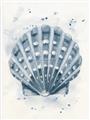 Picture of Blue Seashell _GroupedProduct_Rectangle_Portrait_Unframed_Print_Only_