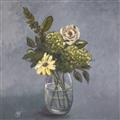 Picture of Drinking Glass With Flower _GroupedProduct_Square_Unframed_Print_Only_