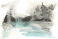 Picture of Icy Creek II _GroupedProduct_Rectangle_Landscape_Unframed_Print_Only_