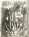Picture of Brown & White Flower II _GroupedProduct_Rectangle_Portrait_Unframed_Print_Only_