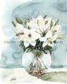 Picture of Flower In Glass Jar _GroupedProduct_Rectangle_Portrait_Unframed_Print_Only_