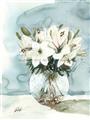 Picture of Flower In Glass Jar _GroupedProduct_Rectangle_Portrait_Unframed_Print_Only_