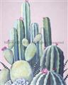 Picture of Pink Cactus _GroupedProduct_Rectangle_Portrait_Unframed_Print_Only_