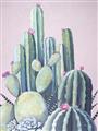 Picture of Pink Cactus _GroupedProduct_Rectangle_Portrait_Unframed_Print_Only_