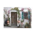 Picture of Door Arched Flower _GroupedProduct_Rectangle_Landscape_Unframed_Print_Only_