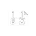Picture of Guitar _GroupedProduct_Rectangle_Landscape_Unframed_Print_Only_