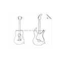 Picture of Guitar _GroupedProduct_Rectangle_Landscape_Unframed_Print_Only_