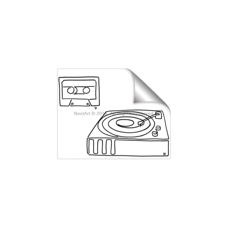 Picture of Turntable _GroupedProduct_Rectangle_Landscape_Unframed_Print_Only_