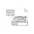 Picture of Turntable _GroupedProduct_Rectangle_Landscape_Unframed_Print_Only_