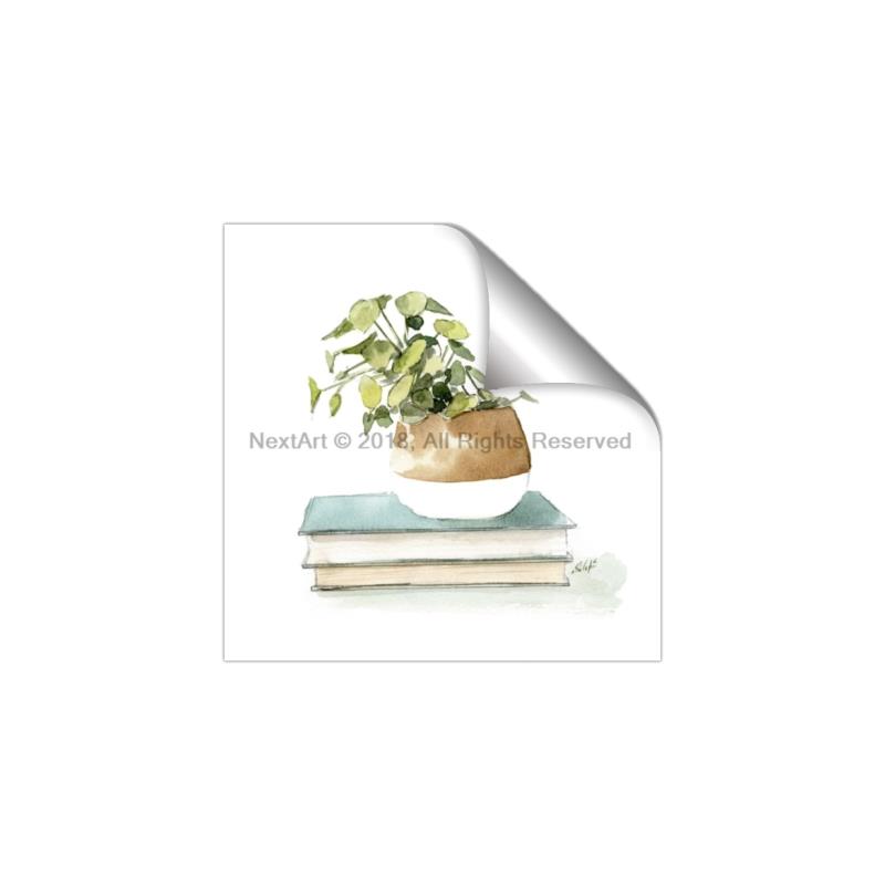 Picture of Pot On The Books I _GroupedProduct_Square_Unframed_Print_Only_