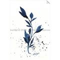 Picture of Blue Leaves III _GroupedProduct_Rectangle_Portrait_Unframed_Print_Only_