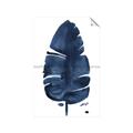 Picture of Blue Tropical Leaf II _GroupedProduct_Rectangle_Portrait_Unframed_Print_Only_