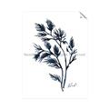 Picture of Blue Leaves IV _GroupedProduct_Rectangle_Portrait_Unframed_Print_Only_