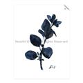 Picture of Blue Leaves V _GroupedProduct_Rectangle_Portrait_Unframed_Print_Only_