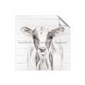 Picture of Frontal Cow Portrait _GroupedProduct_Square_Unframed_Print_Only_