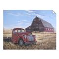 Picture of Red Wooden Barn _GroupedProduct_Rectangle_Landscape_Unframed_Print_Only_