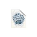 Picture of Blue Seashell _GroupedProduct_Rectangle_Portrait_Unframed_Print_Only_