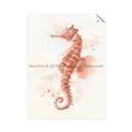 Picture of Coral Seahorse _GroupedProduct_Rectangle_Portrait_Unframed_Print_Only_