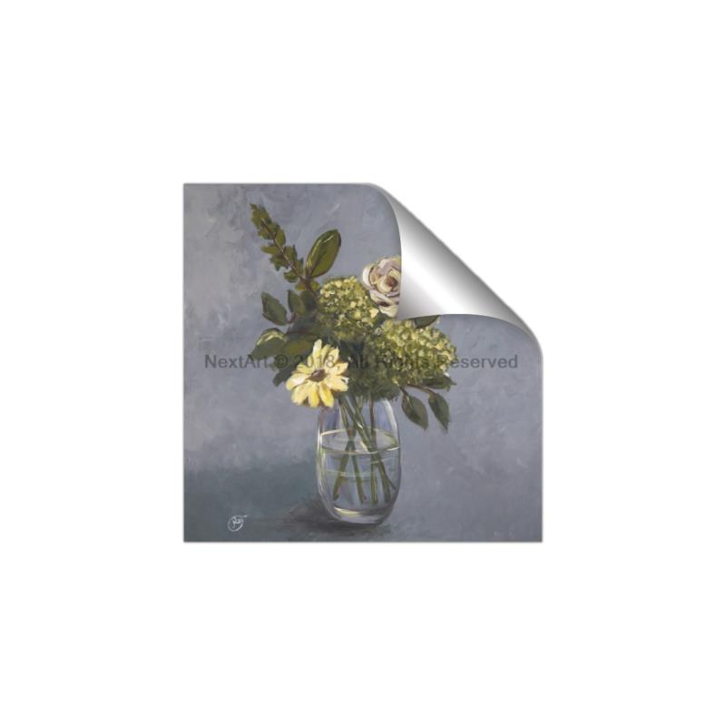 Picture of Drinking Glass With Flower _GroupedProduct_Square_Unframed_Print_Only_