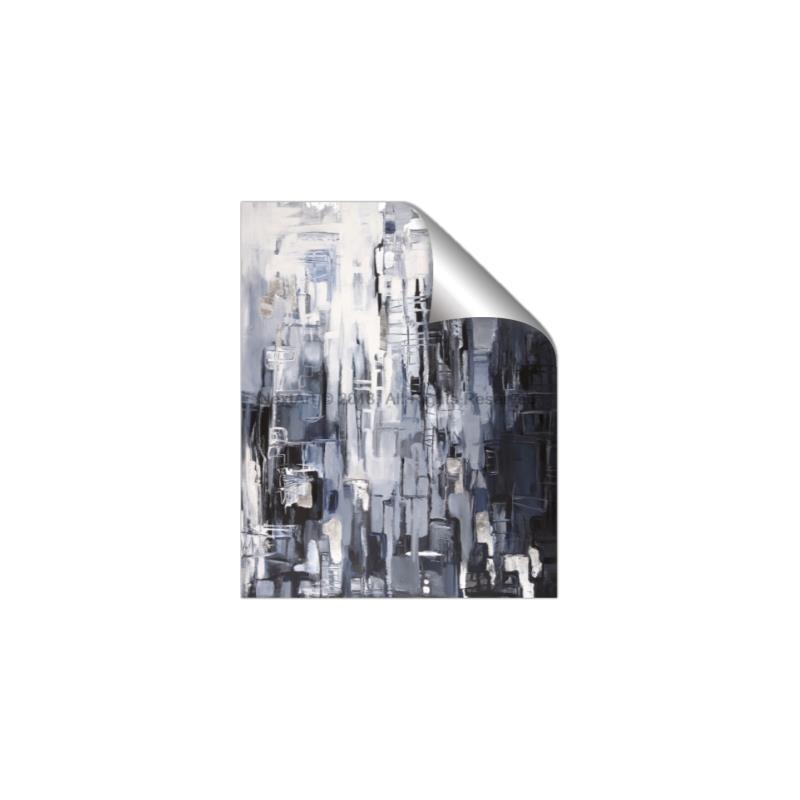 Picture of Abstract With Silver Foil _GroupedProduct_Rectangle_Portrait_Unframed_Print_Only_