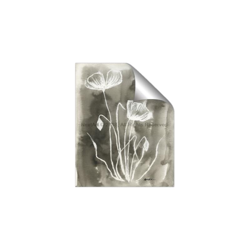 Picture of Brown & White Flower II _GroupedProduct_Rectangle_Portrait_Unframed_Print_Only_