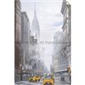 Picture of Yellow Taxi In New York _GroupedProduct_Rectangle_Portrait_Unframed_Print_Only_